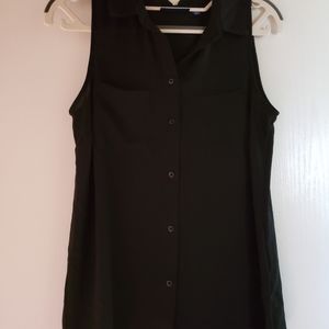 APT9 XS black, sleeveless, lightweight shirt